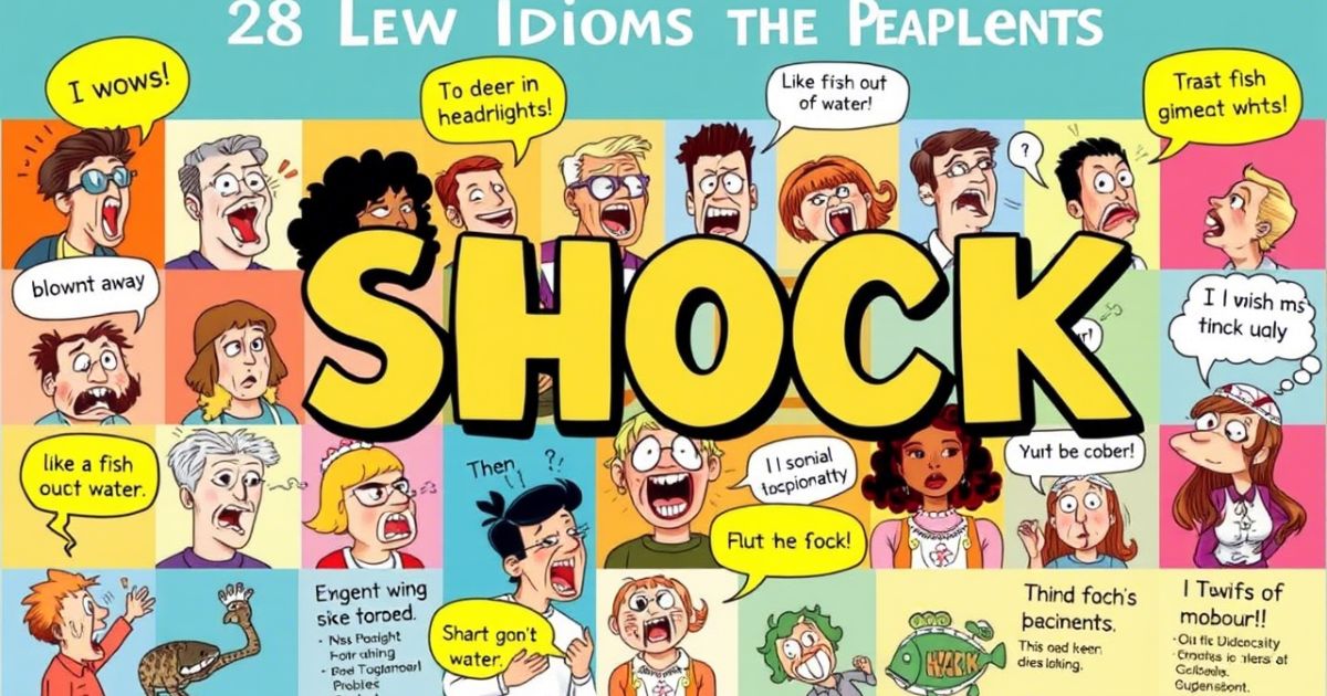 28 Idioms for Shock