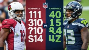 Arizona Cardinals vs Seahawks Match Player Stats