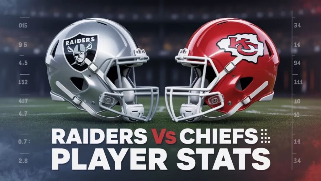 Las Vegas Raiders vs Kansas City Chiefs Match Player Stats